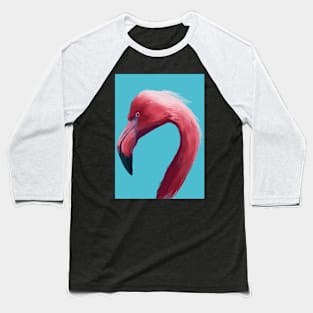 Flamingo Head Baseball T-Shirt